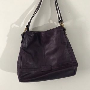 The SAK purple shoulder hobo bag